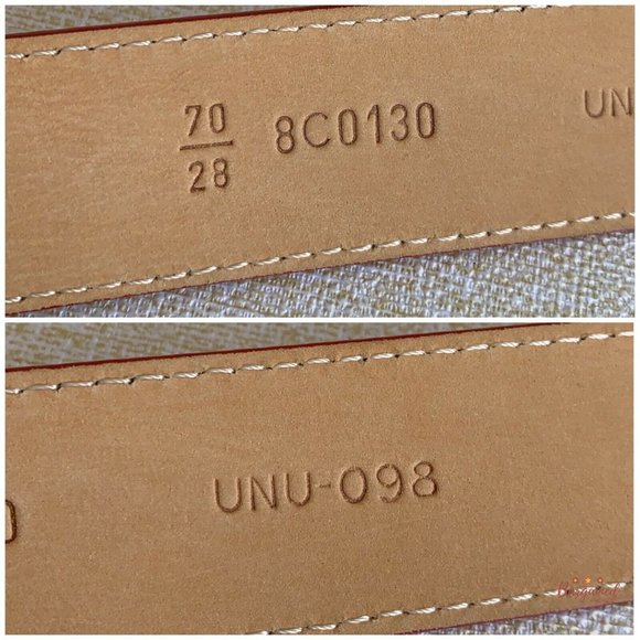 Authentic FENDI Red Patent Leather FF Baguette Buckle Belt 70/28 - 8C0130 - Picture 10 of 12